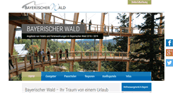 Desktop Screenshot of bayrischer-wald.de